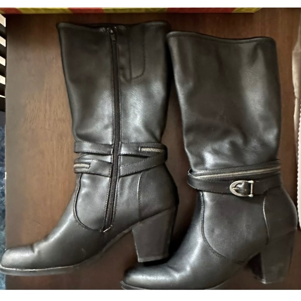 BareTraps Brand Womens Size 9 Midcalf Black Boots